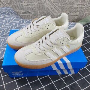 Adidas Samba OG Aluminum Gum Chalk White Beige
